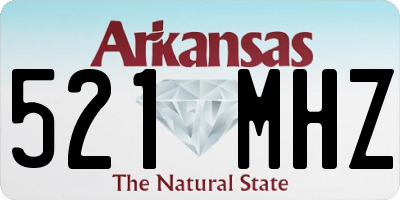 AR license plate 521MHZ