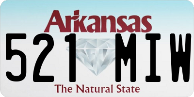 AR license plate 521MIW