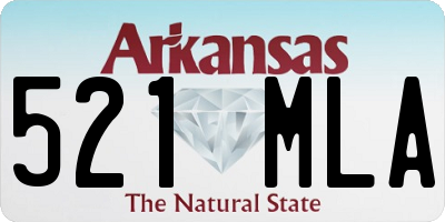 AR license plate 521MLA