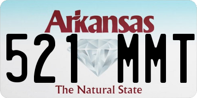 AR license plate 521MMT
