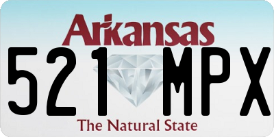 AR license plate 521MPX