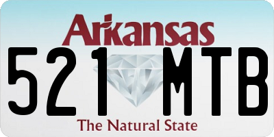 AR license plate 521MTB