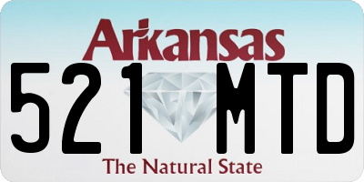 AR license plate 521MTD