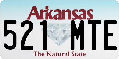 AR license plate 521MTE