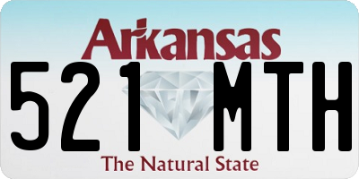 AR license plate 521MTH