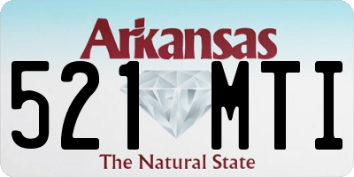 AR license plate 521MTI