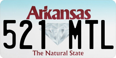 AR license plate 521MTL