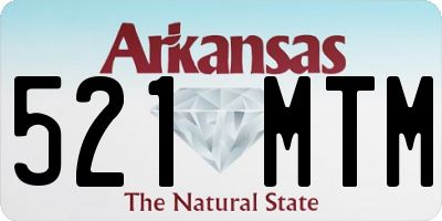 AR license plate 521MTM