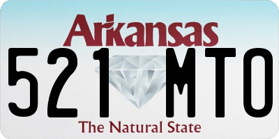AR license plate 521MTO