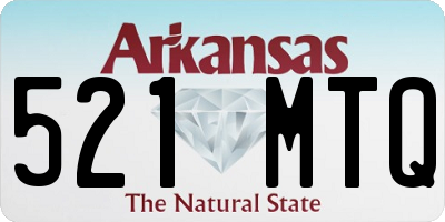 AR license plate 521MTQ