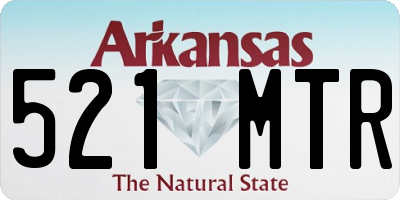 AR license plate 521MTR