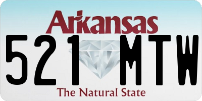 AR license plate 521MTW