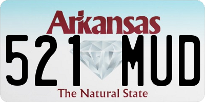 AR license plate 521MUD