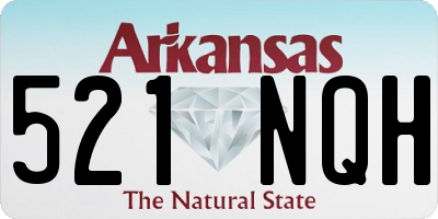 AR license plate 521NQH