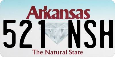 AR license plate 521NSH