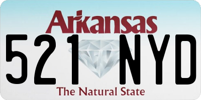 AR license plate 521NYD