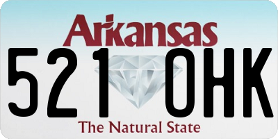 AR license plate 521OHK