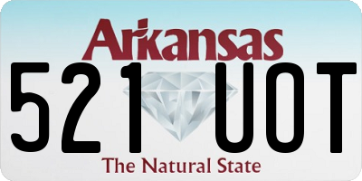 AR license plate 521UOT