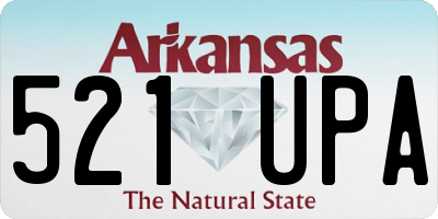 AR license plate 521UPA