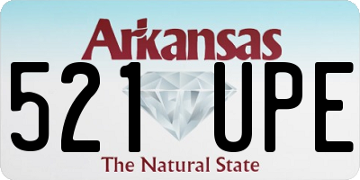 AR license plate 521UPE
