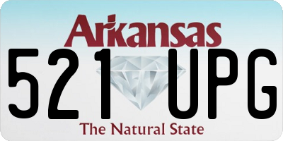 AR license plate 521UPG