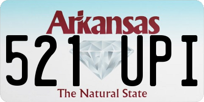 AR license plate 521UPI