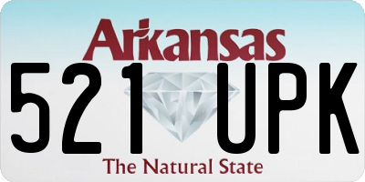 AR license plate 521UPK