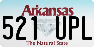 AR license plate 521UPL