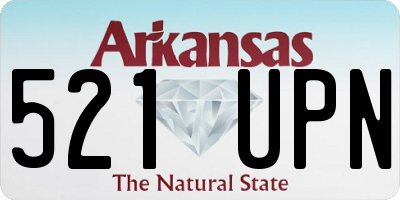 AR license plate 521UPN