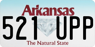AR license plate 521UPP
