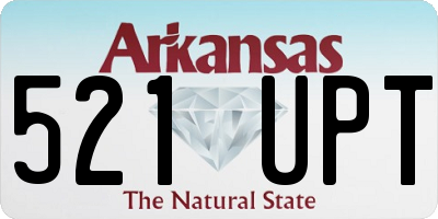 AR license plate 521UPT
