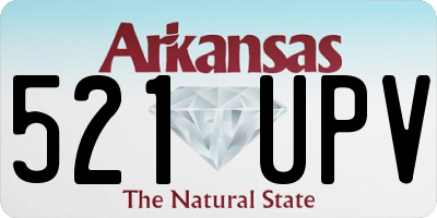 AR license plate 521UPV