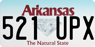 AR license plate 521UPX