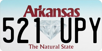 AR license plate 521UPY