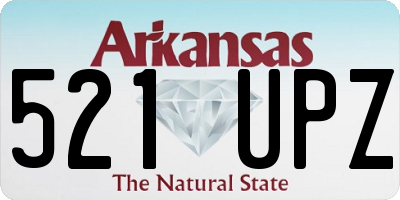 AR license plate 521UPZ