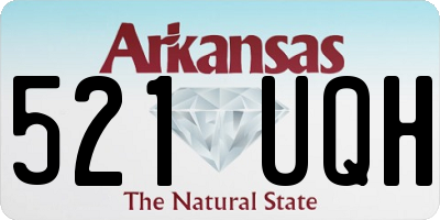 AR license plate 521UQH