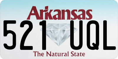 AR license plate 521UQL