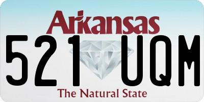AR license plate 521UQM