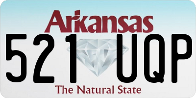 AR license plate 521UQP