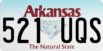 AR license plate 521UQS