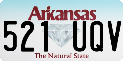 AR license plate 521UQV