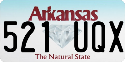 AR license plate 521UQX
