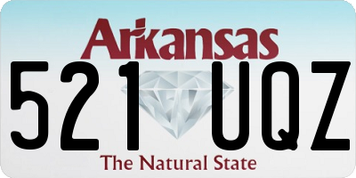 AR license plate 521UQZ