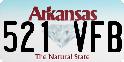 AR license plate 521VFB