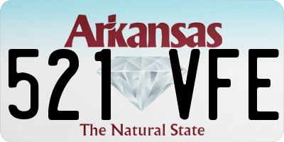 AR license plate 521VFE