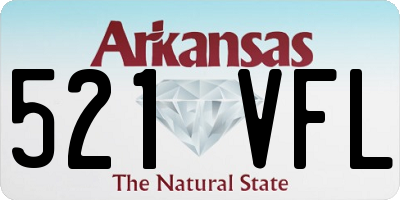 AR license plate 521VFL