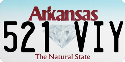 AR license plate 521VIY