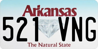 AR license plate 521VNG