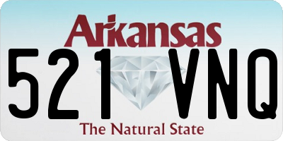 AR license plate 521VNQ