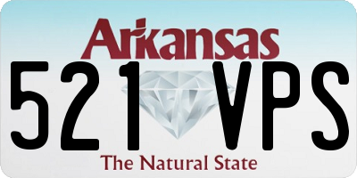 AR license plate 521VPS